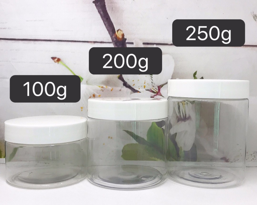 hủ pet trong nắp trắng